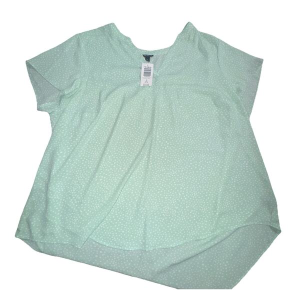 NWT TORRID MINT GREEN FLUTTER TOP SIZE 3X (P5) - Picture 1 of 3